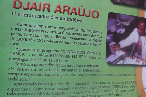 DJAIR ARAÚJO O COMUNICADOR DAS MÚLTIDÕES.!!!